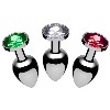 Stainless Steel Attractive Butt Plug Jewelry Jeweled Anal Plug