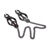 Japanese Clover Clamps with Chain BLACK