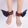Demon wings PU leather Anklecuffs