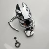 Alloy Fixed Handcuff Ring Chastity Cage