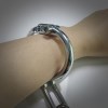 Oval Adjustable Alloy Handcuffs