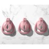 Pink NUB chastity cage Flat / Butterfly / Beehive