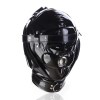 Large Breathable Holes Shiny PU Hood ZB014