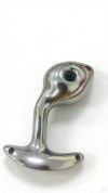 Stainless steel tadpole anal plug silver/gold/dazzling color