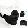 Silicone Queen Face Mask Pink/Black