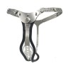 Female Stainless Steel Chain Waist Belt Press Lock Chastity Belt ZC271
