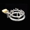 Stainless steel hook chastity cage ZA157