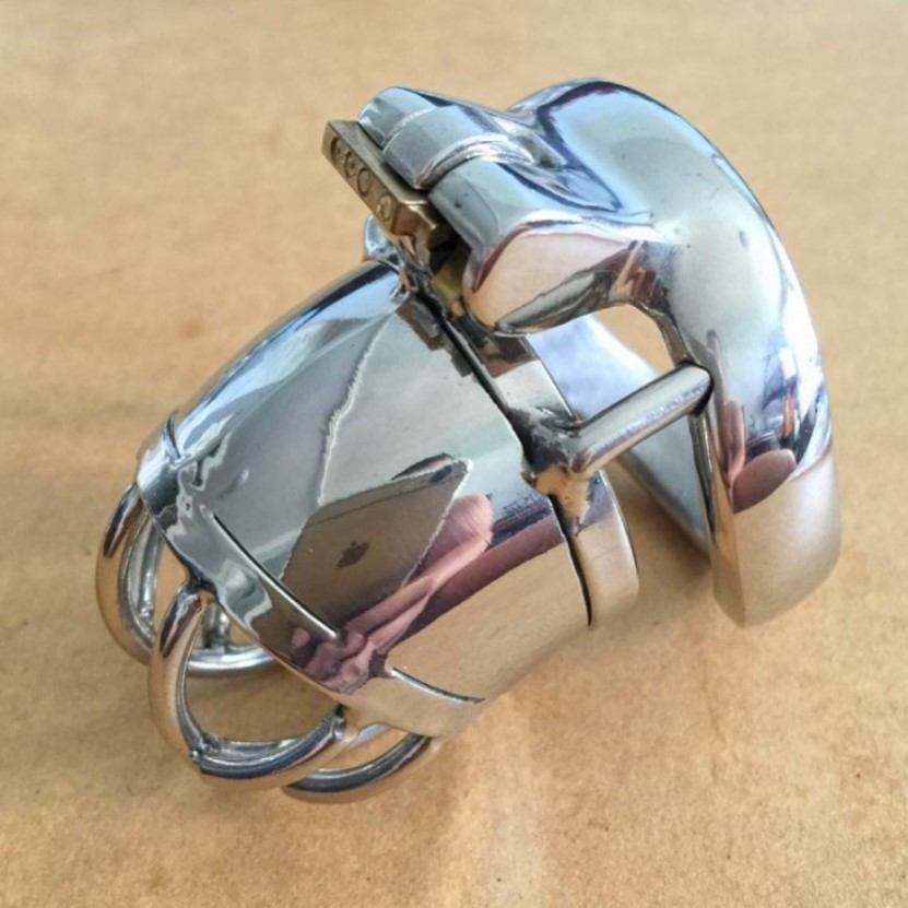 New Stainless Steel Male Chastity Device Stainless Steel